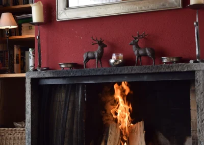 Fireplace - upper apartment